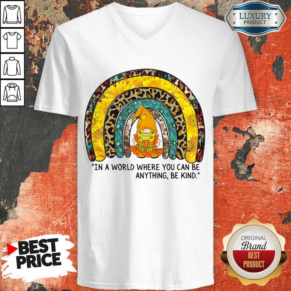 In A World Where You Can Be Anything Be Kind Shirt