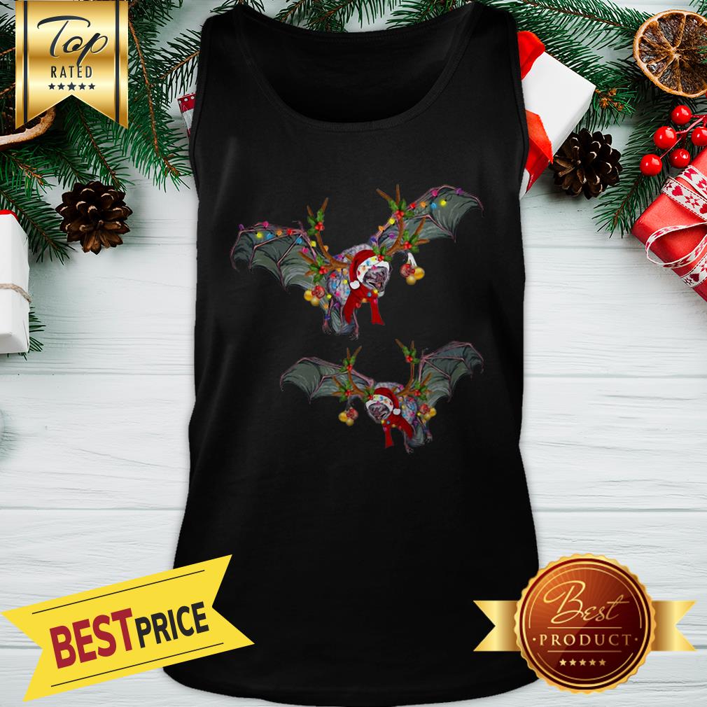 Bat Reindeer Light Christmas Shirt