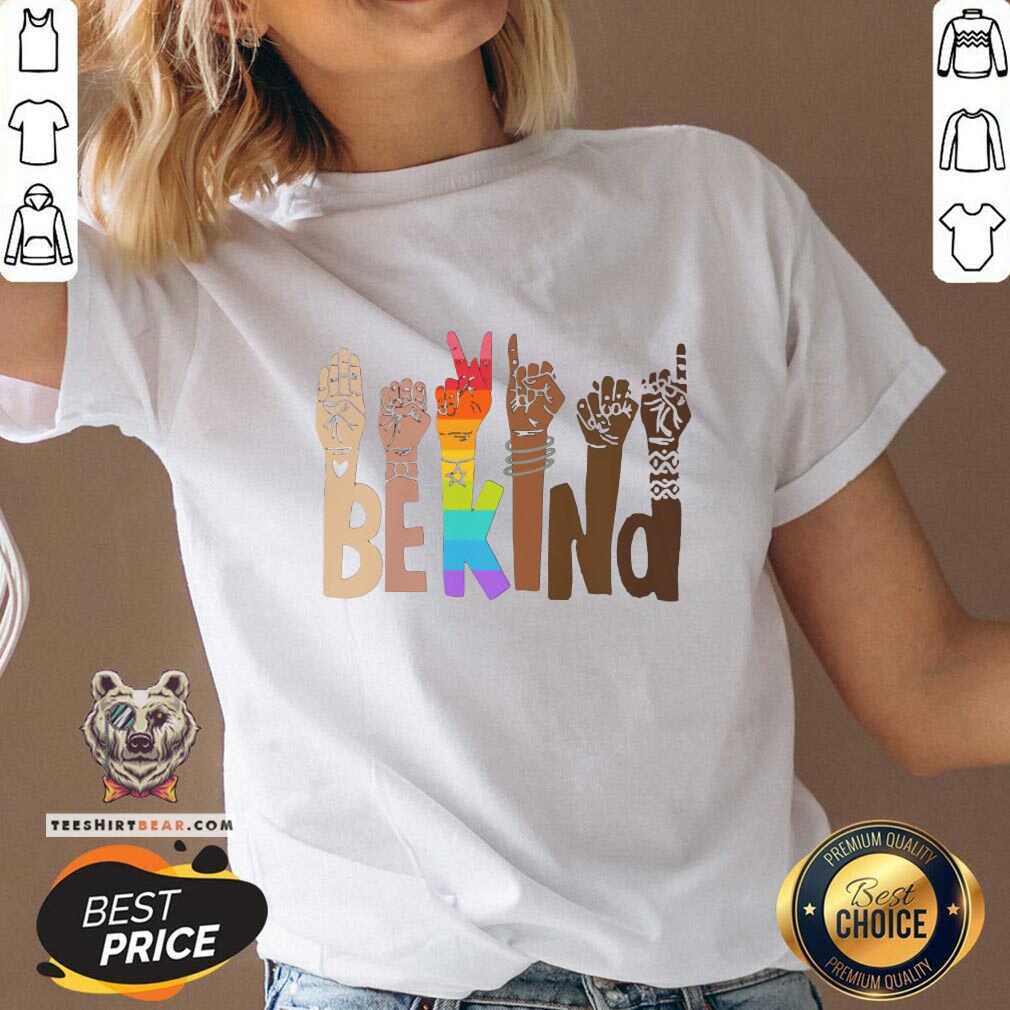 Be Kind 2 Hands LGBT Shirt