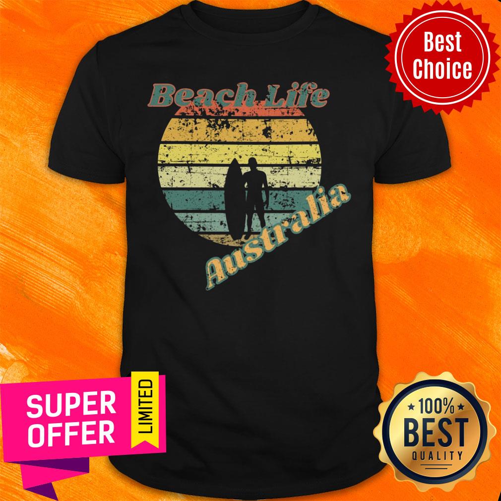 Beach Life Australia Vintage Retro Shirt