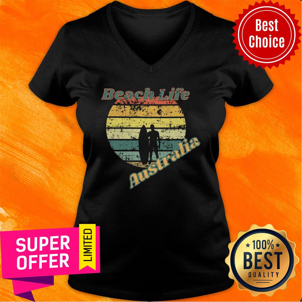 Beach Life Australia Vintage Retro Shirt