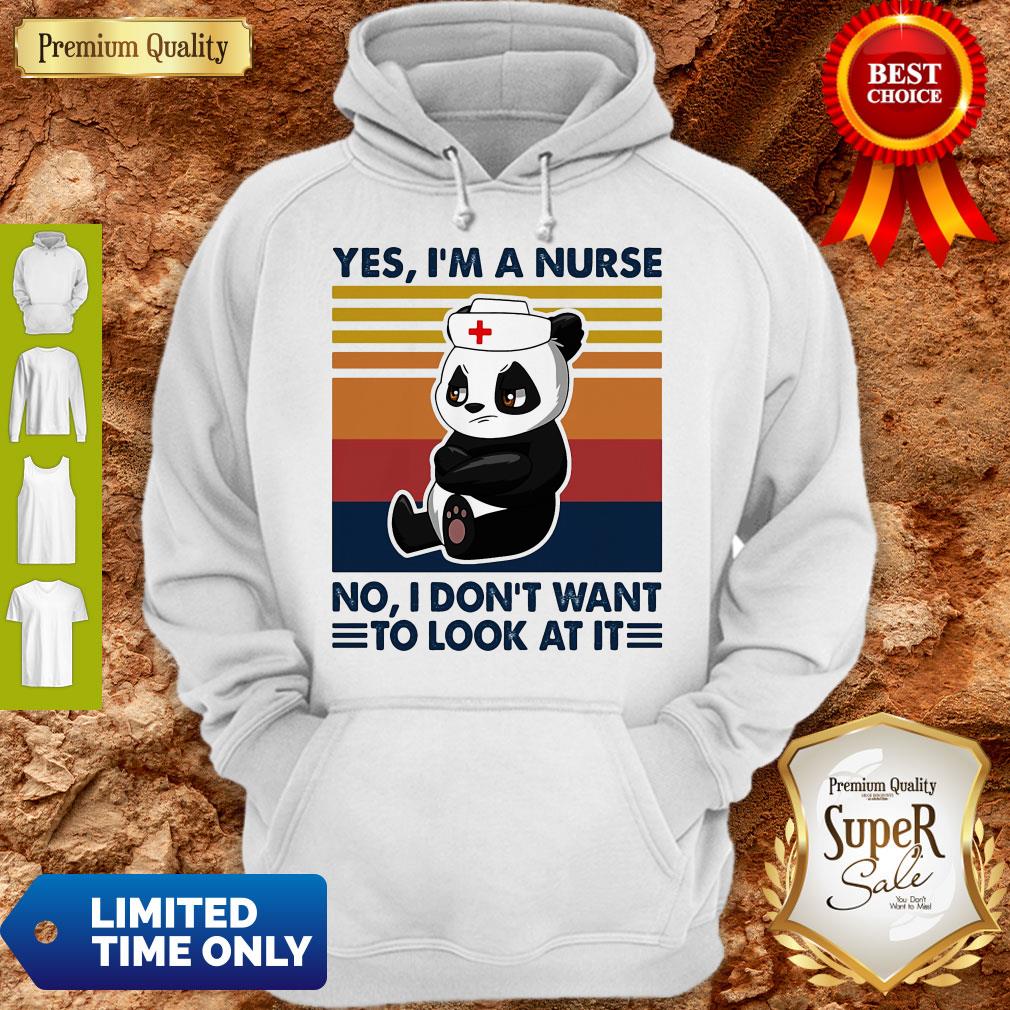 Bear Panda Yes I’m A Nurse No I Don’t Want To Look At It Vintage Shirt