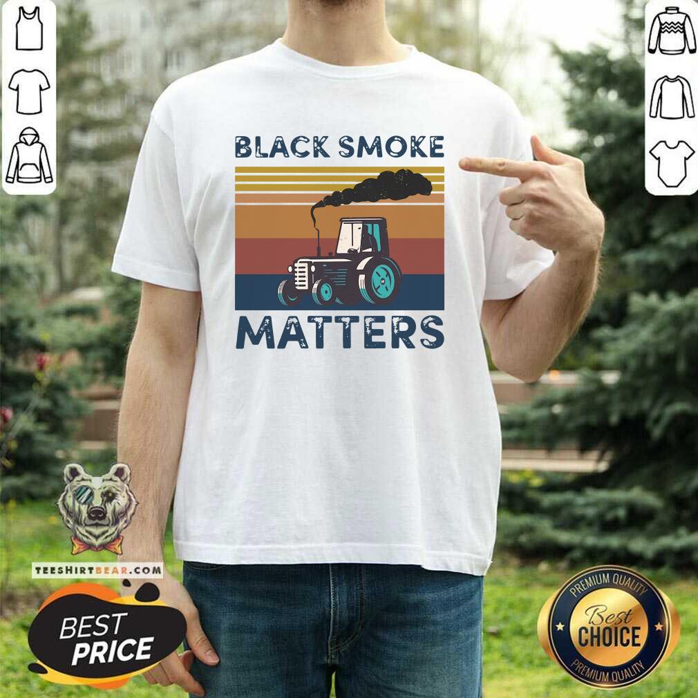 Beautiful Black Smoke Matter Vintage Shirt