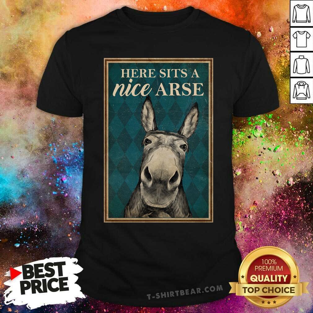 Beautiful Here Sits A Nice Arse Shirt