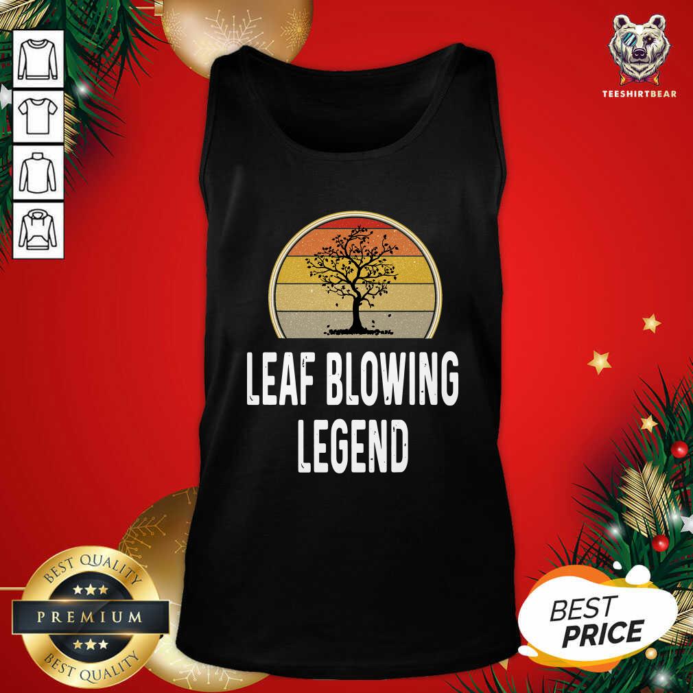 Beautiful Leaf Blowing Legend Lawn Grass Shirt