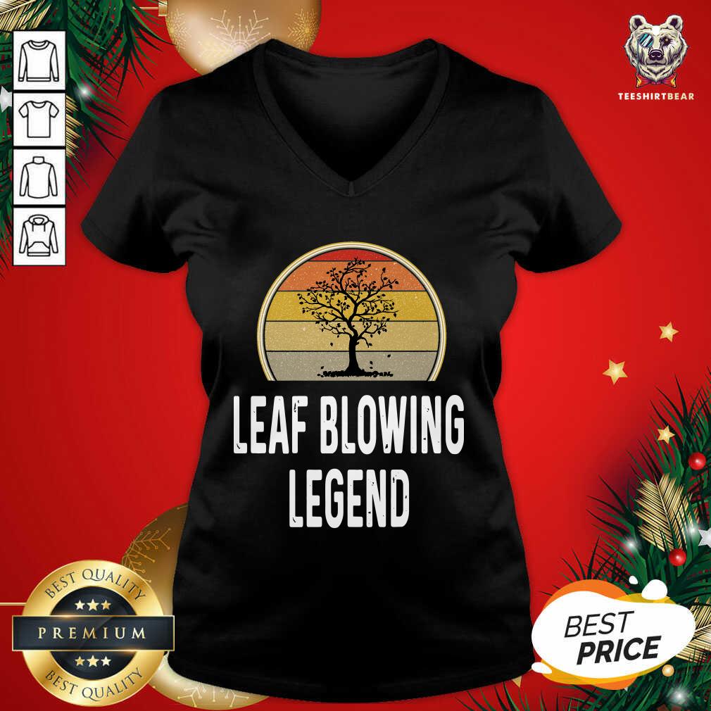 Beautiful Leaf Blowing Legend Lawn Grass Shirt