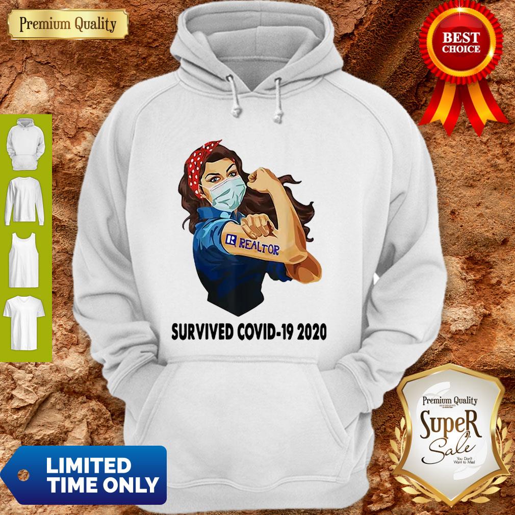 Beautiful Strong Woman Tattoos Realtor Survived COVID-19 2020 Shirt