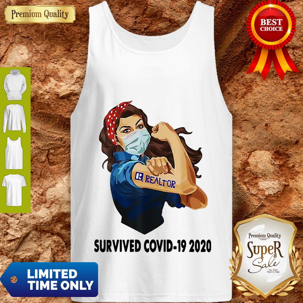 Beautiful Strong Woman Tattoos Realtor Survived COVID-19 2020 Shirt