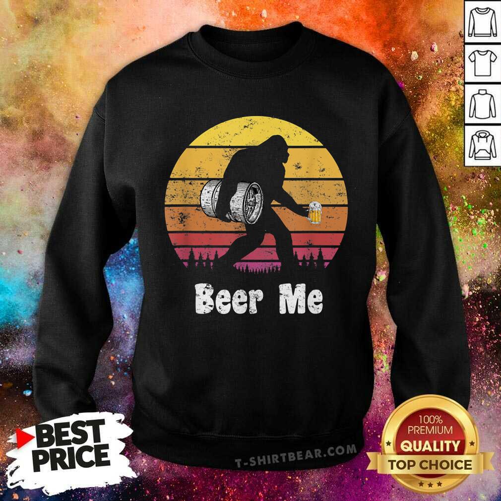 Beer Me Bigfoot Retro Shirt