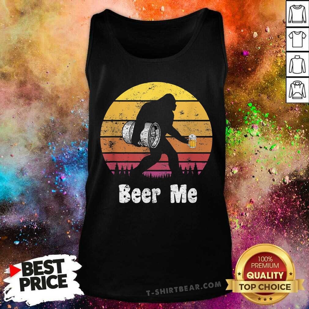 Beer Me Bigfoot Retro Shirt