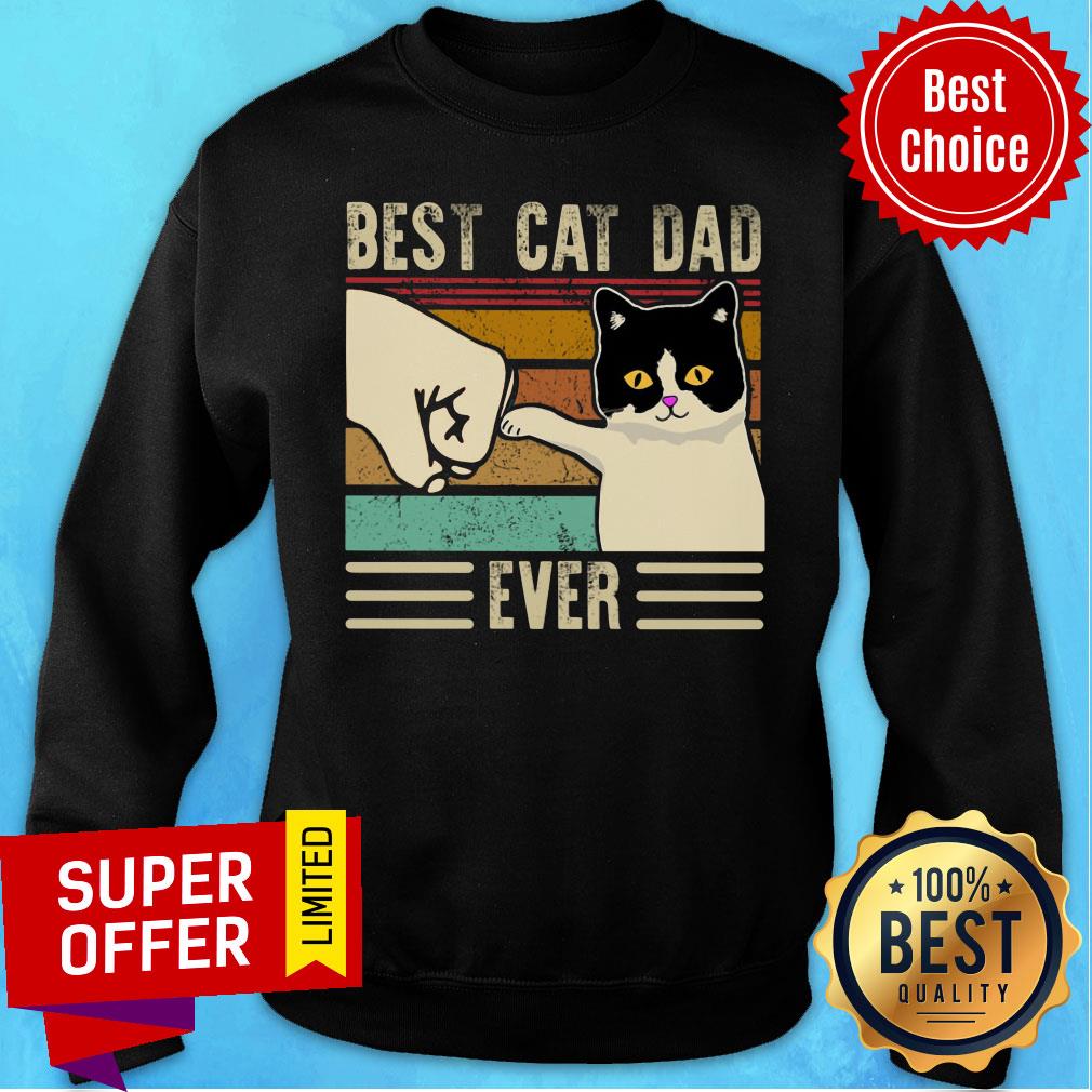 Best Cat Dad Ever Vintage Shirt