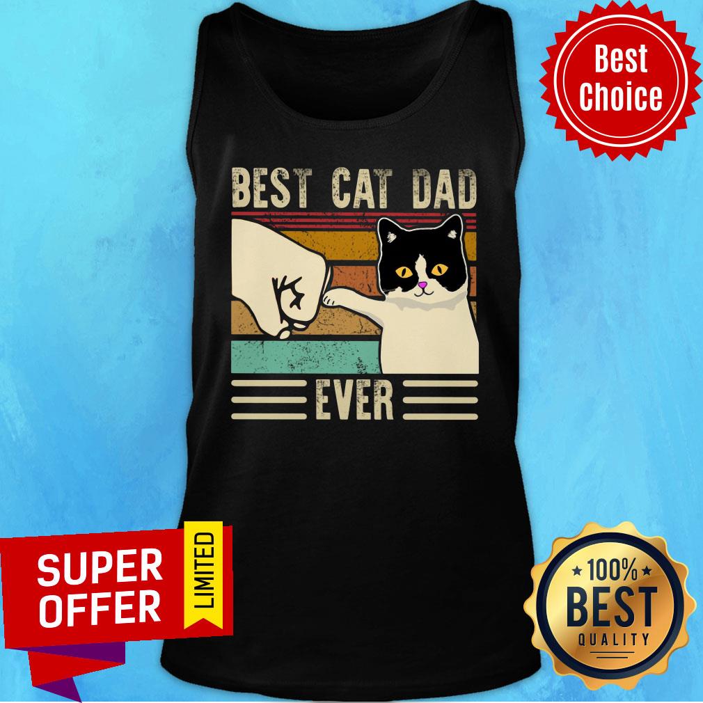 Best Cat Dad Ever Vintage Shirt