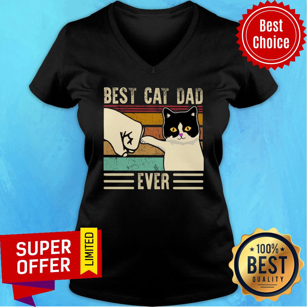 Best Cat Dad Ever Vintage Shirt