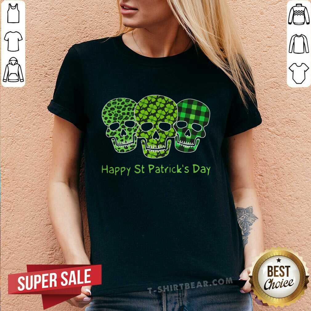 Bewildered Skulls Happy St Patricks Day 12 Shirt