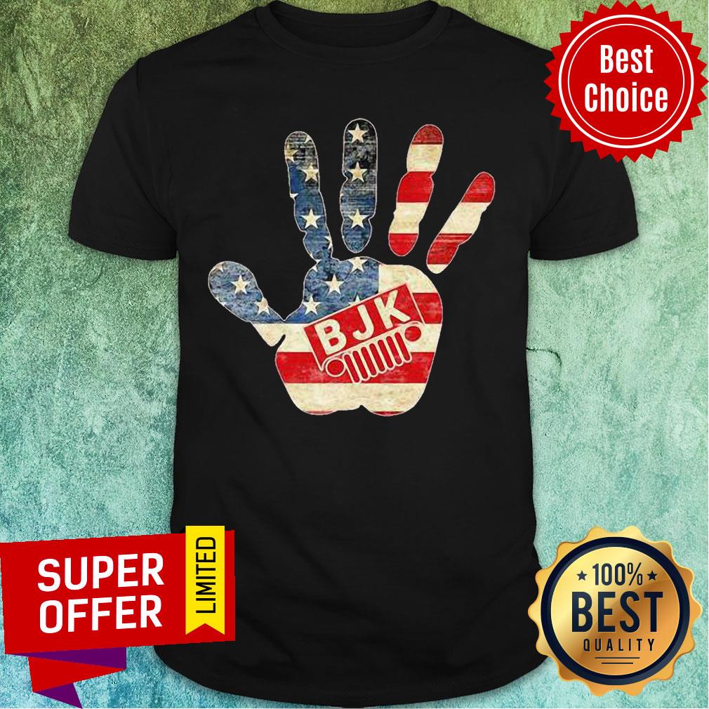 BJK Jeep Hand American Flag Shirt