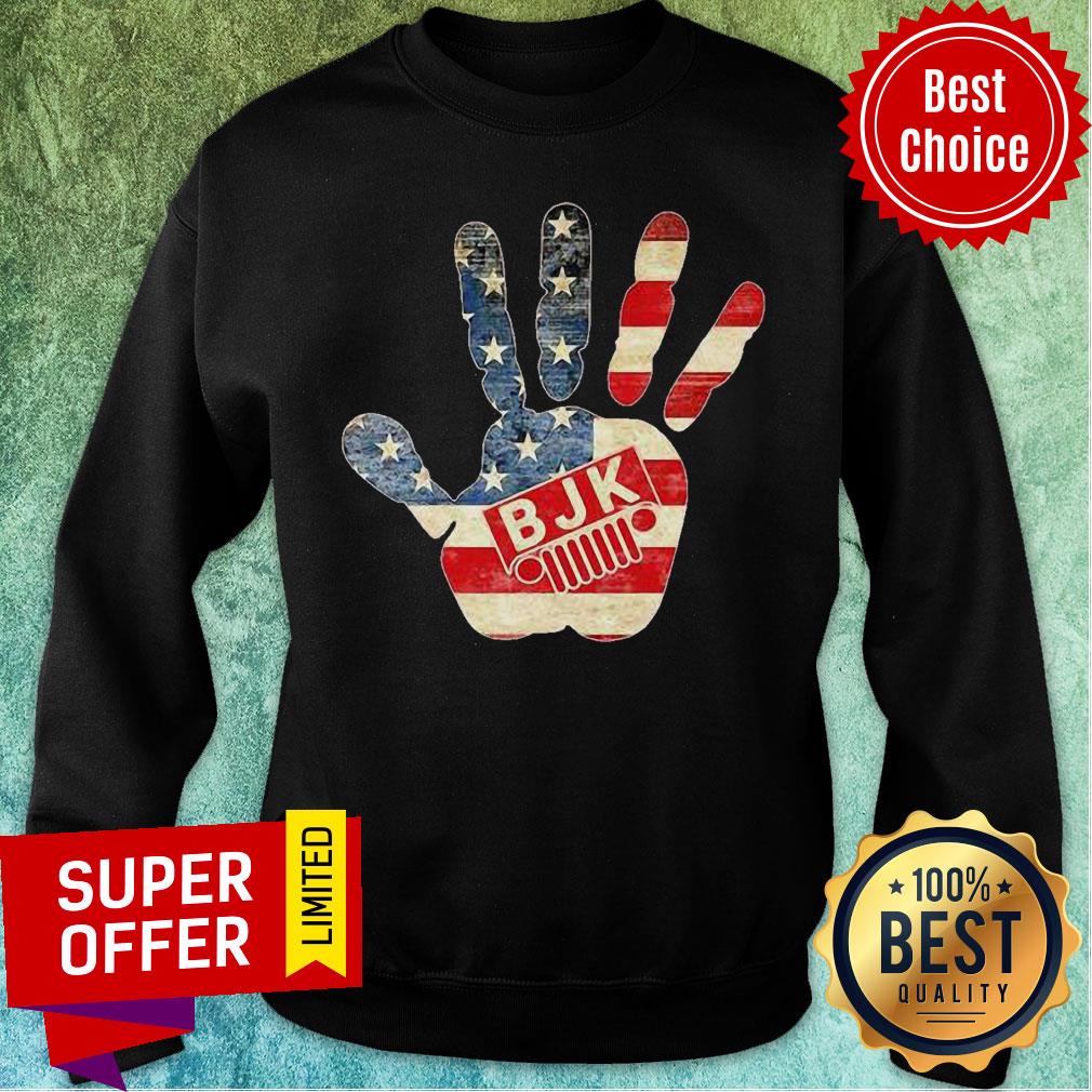 BJK Jeep Hand American Flag Shirt