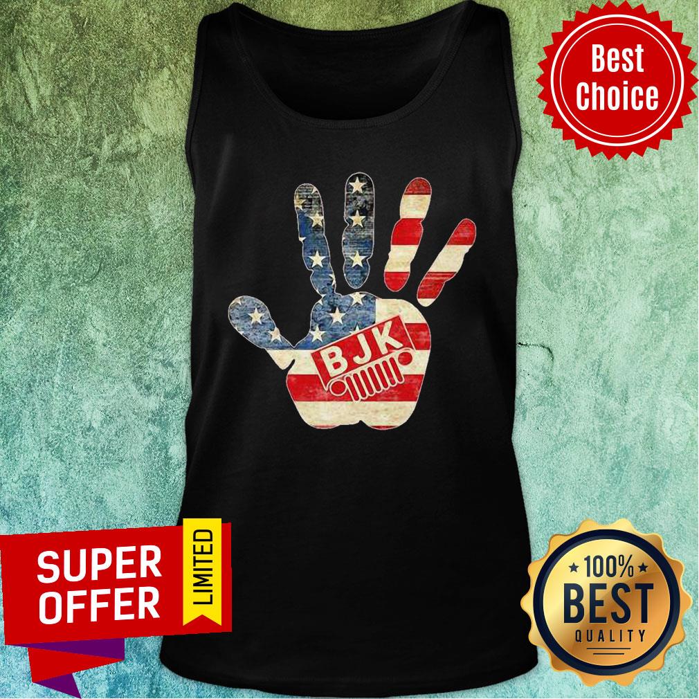 BJK Jeep Hand American Flag Shirt