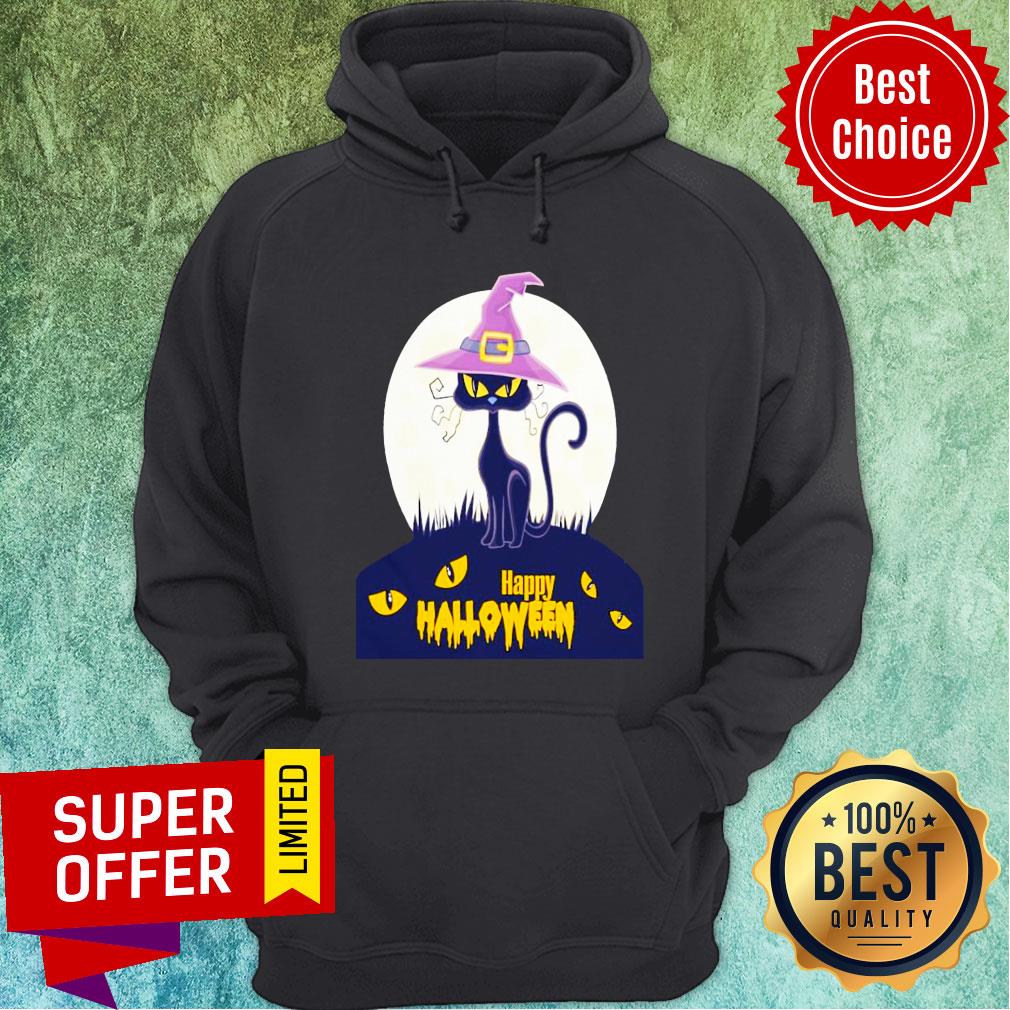 Black Cat Moana Happy Halloween Shirt