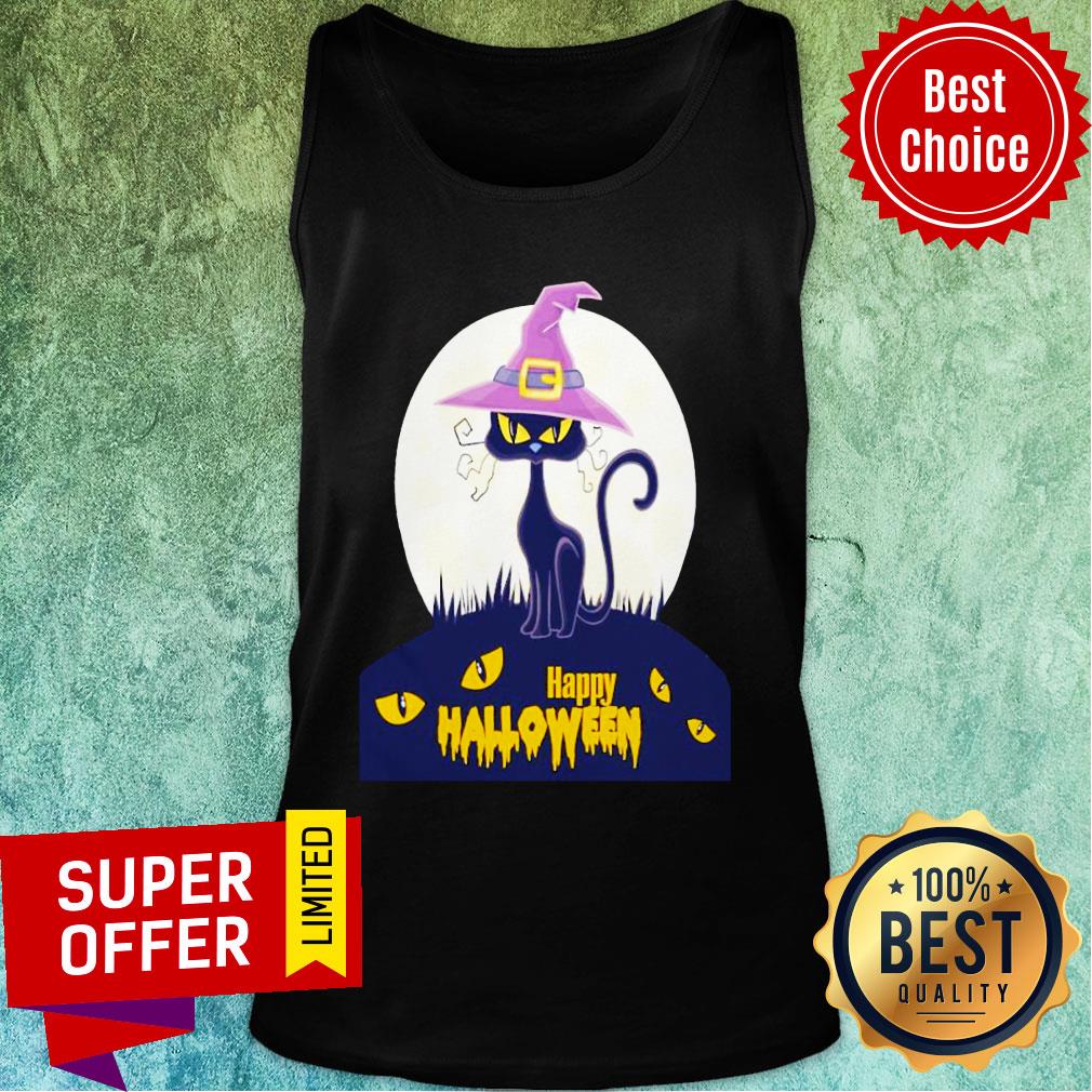 Black Cat Moana Happy Halloween Shirt