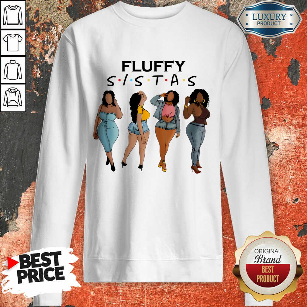 Black Woman Fluffy Sistas Afro Shirt