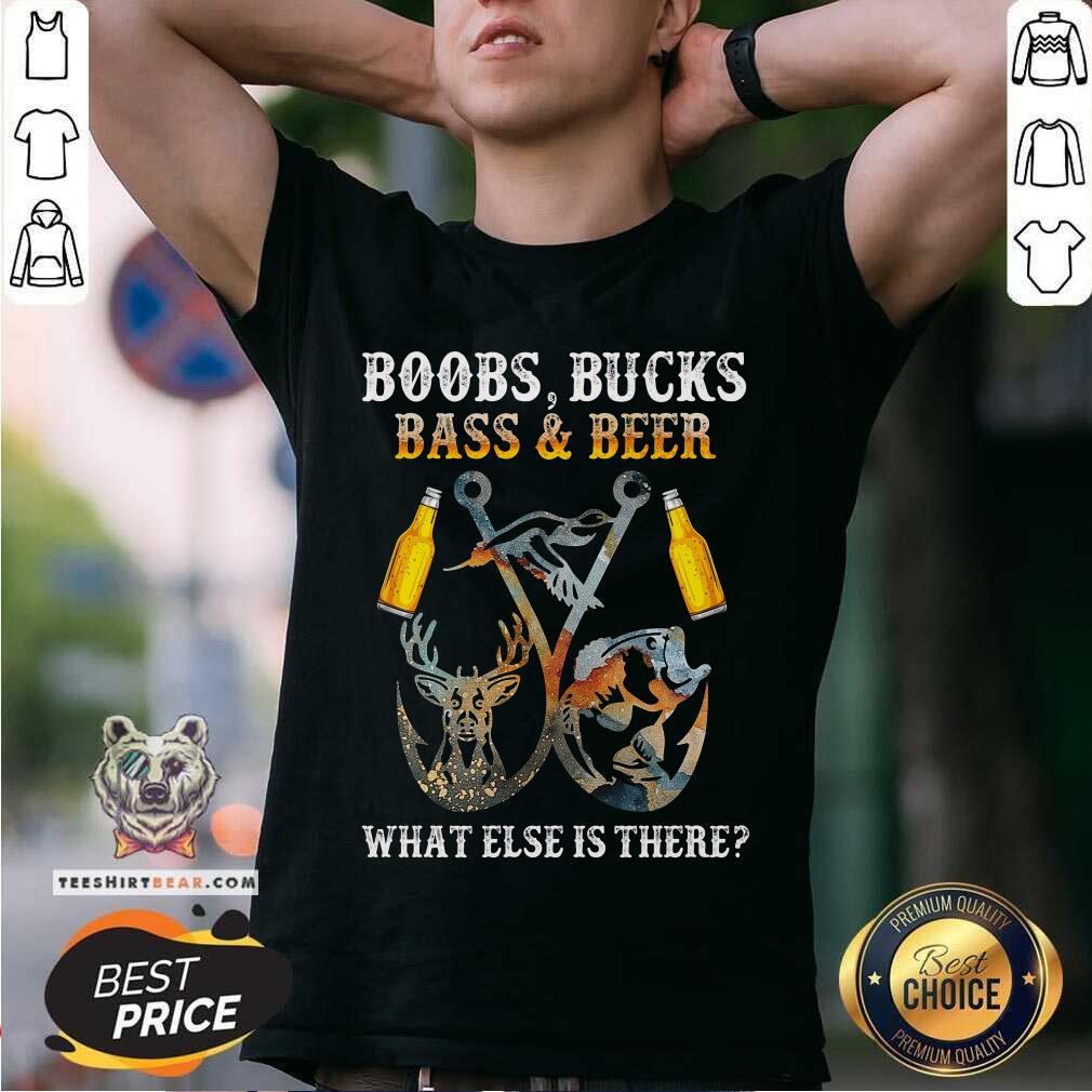 Boobs Bucks Bass And Beer Shirt