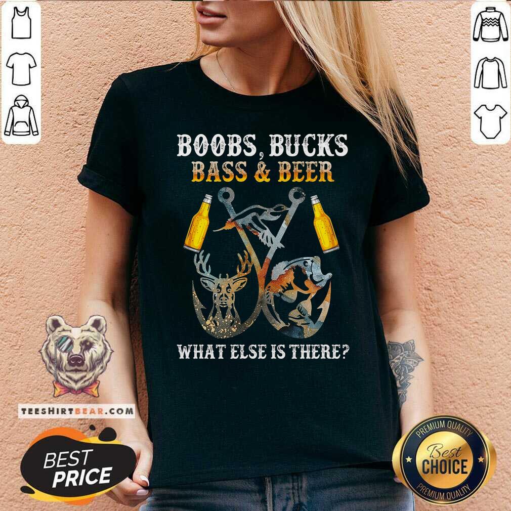 Boobs Bucks Bass And Beer Shirt