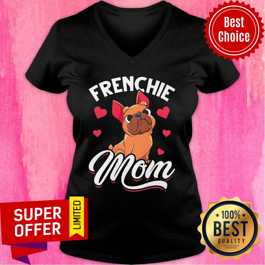 Bulldog Frenchie Mom Heart Shirt