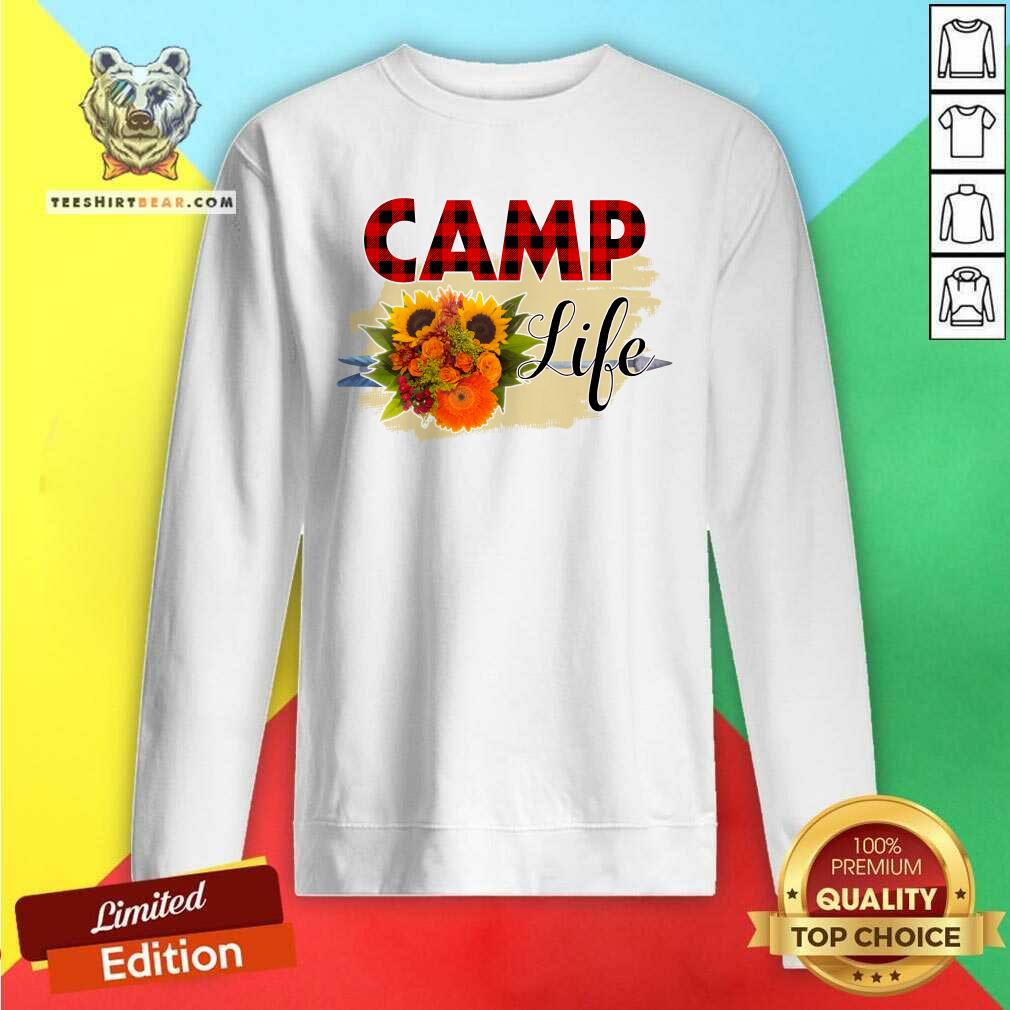 Camp Life Striped Flowers Shirt