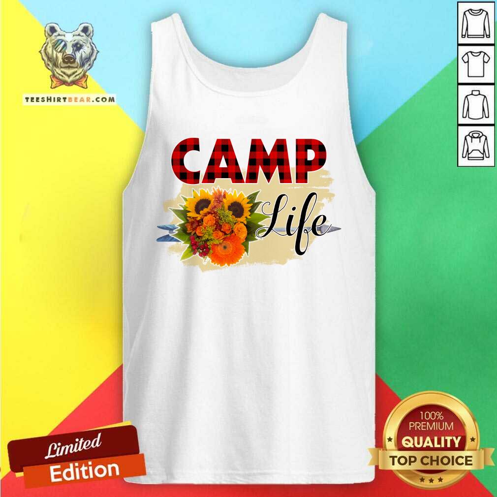 Camp Life Striped Flowers Shirt