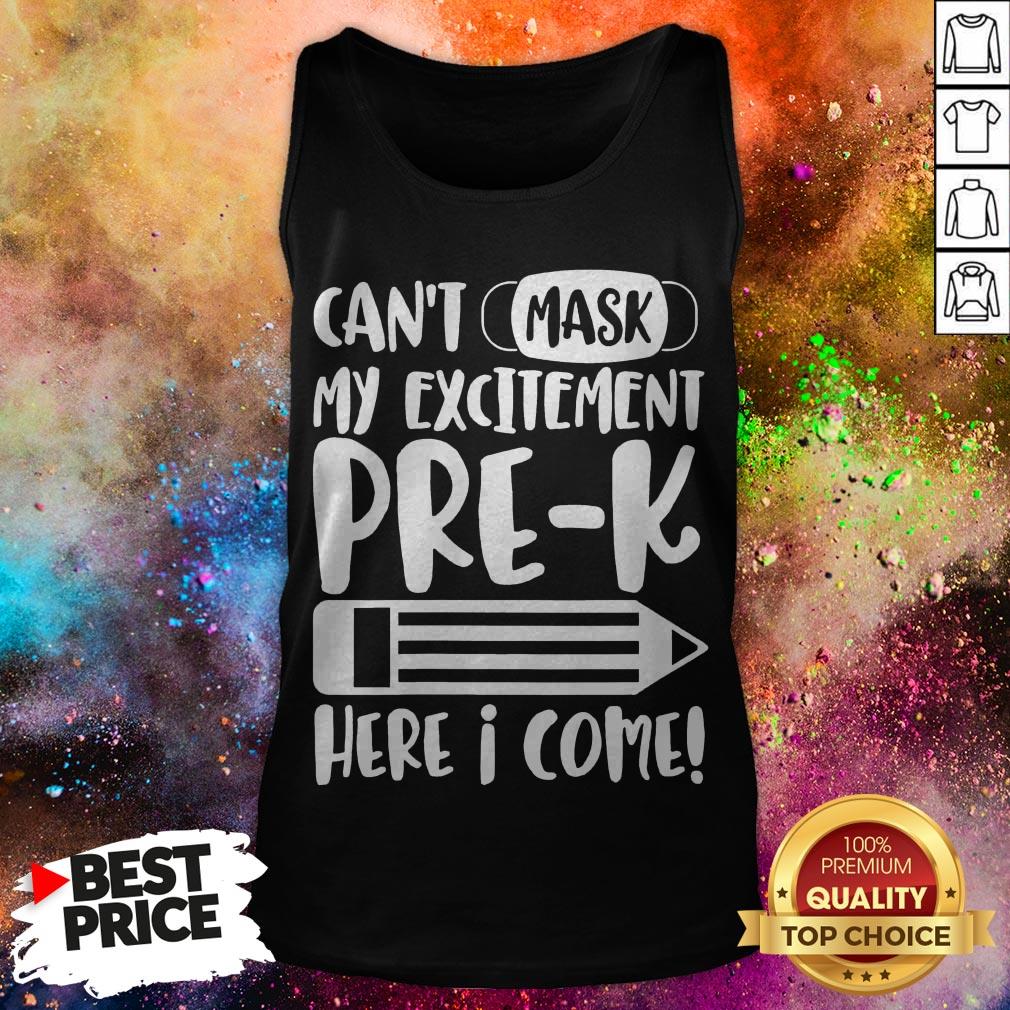 Can’t Mask My Excitement For Pre K School Teachers Kids Gift Shirt