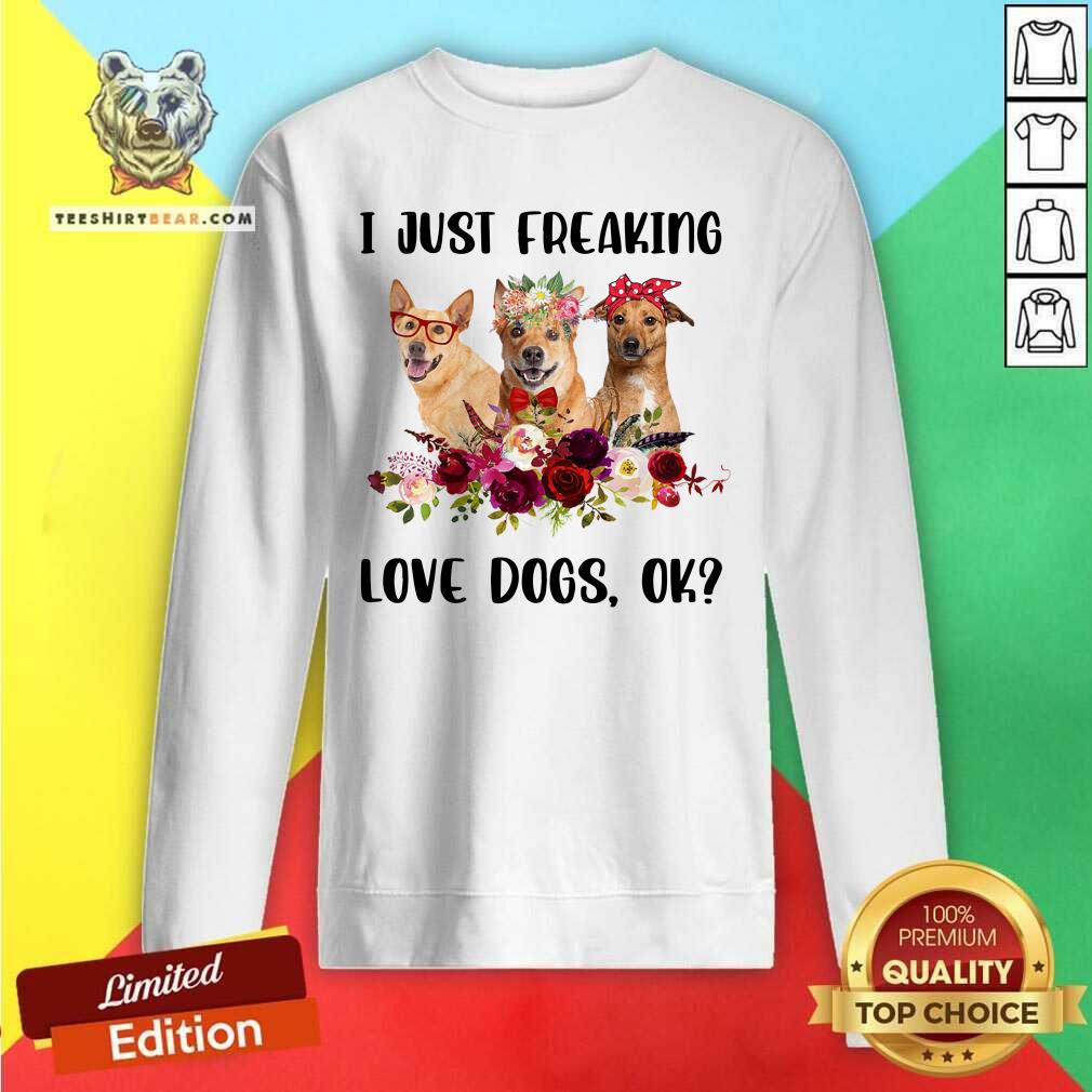 Carolina Dingo I Just Freaking Love Dogs Ok Shirt