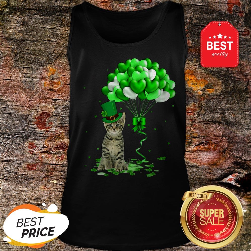 Cat Balloons Heart St. Patrick’s Day 2020 Shirt