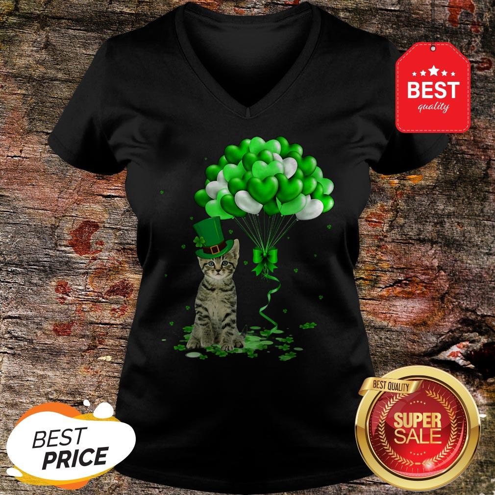 Cat Balloons Heart St. Patrick’s Day 2020 Shirt