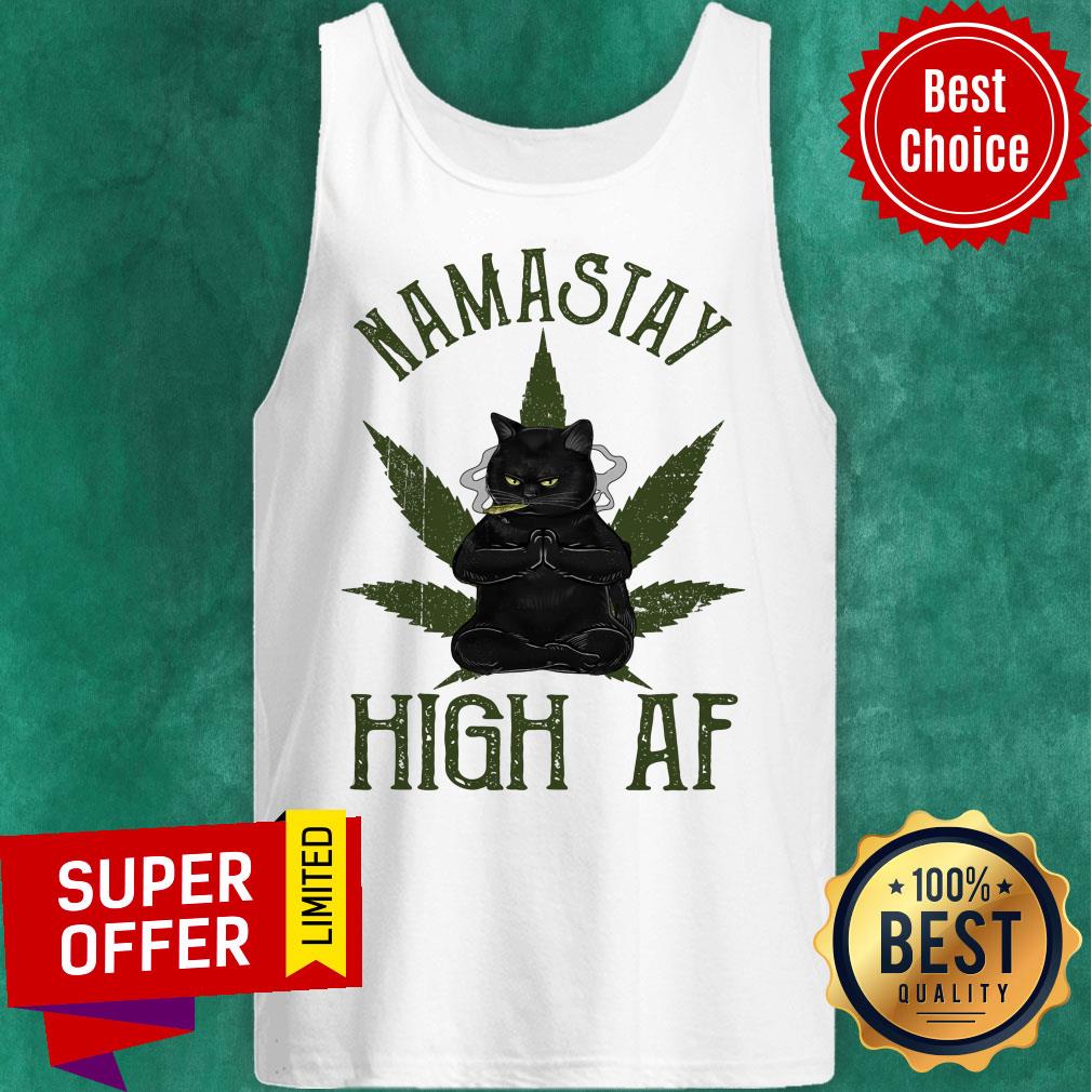 Cat Do Yoga Namastay High Af Shirt