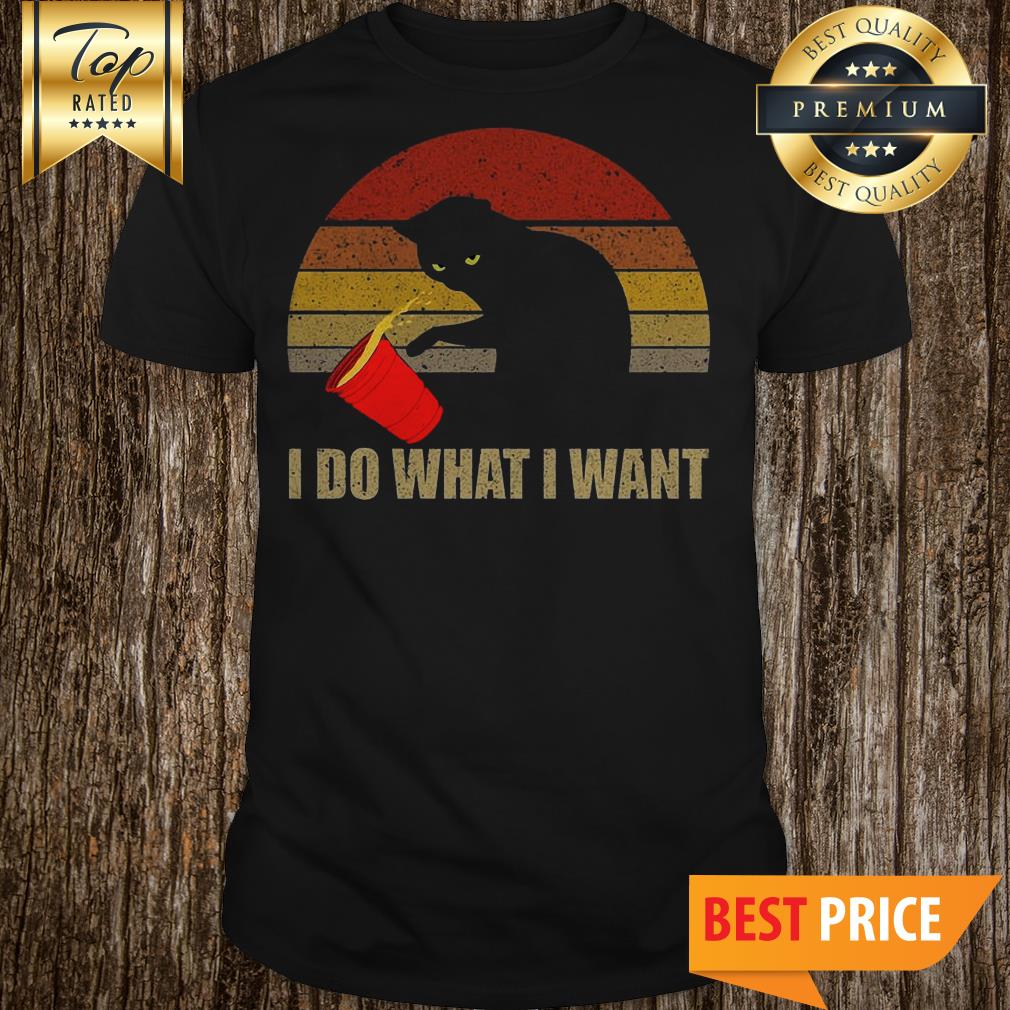 Cat I Do What I Want Vintage Shirt