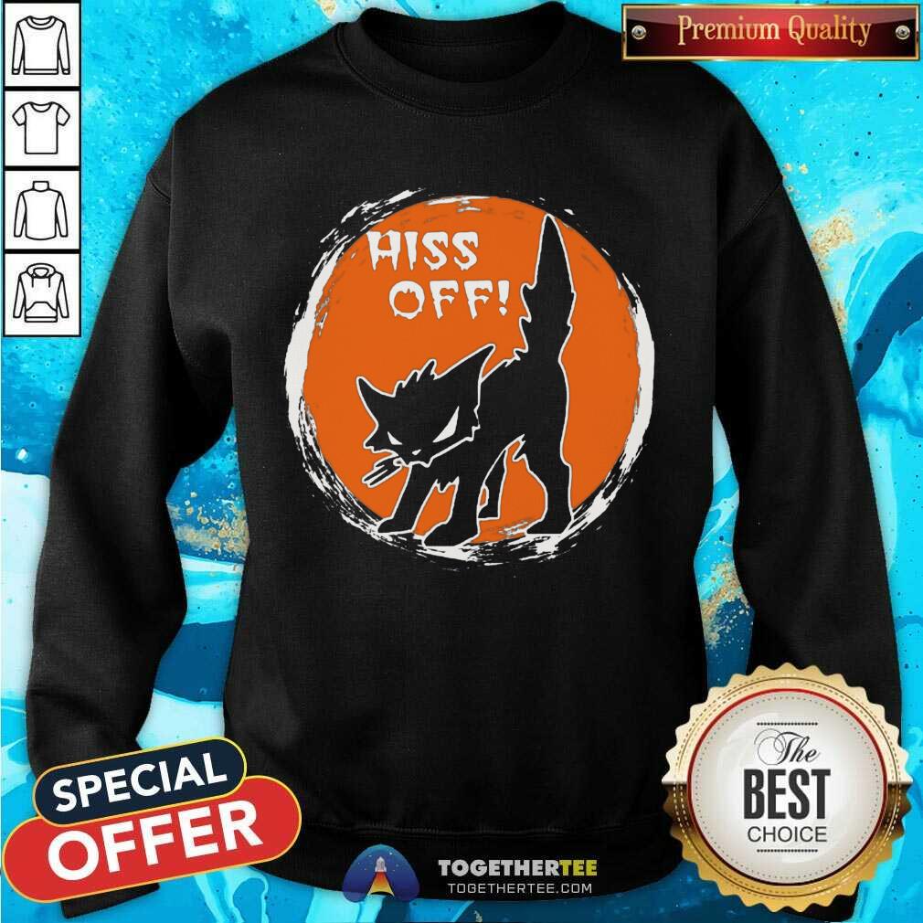 Cat Moon Hiss Off Shirt