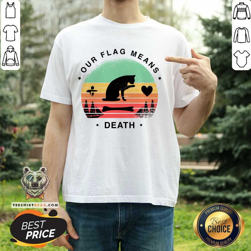 Cat Our Flag Means Death Vintage Shirt