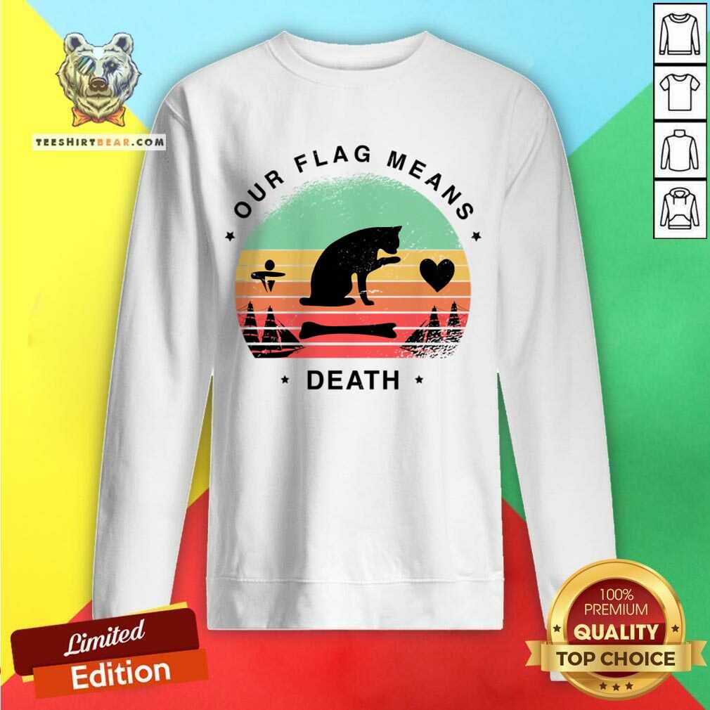 Cat Our Flag Means Death Vintage Shirt