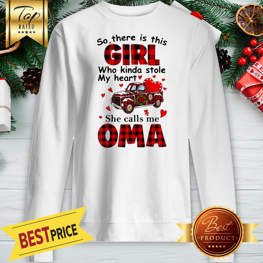 Christmas Girl Who Kinda Stole My Heart She Calls Me Oma Shirt