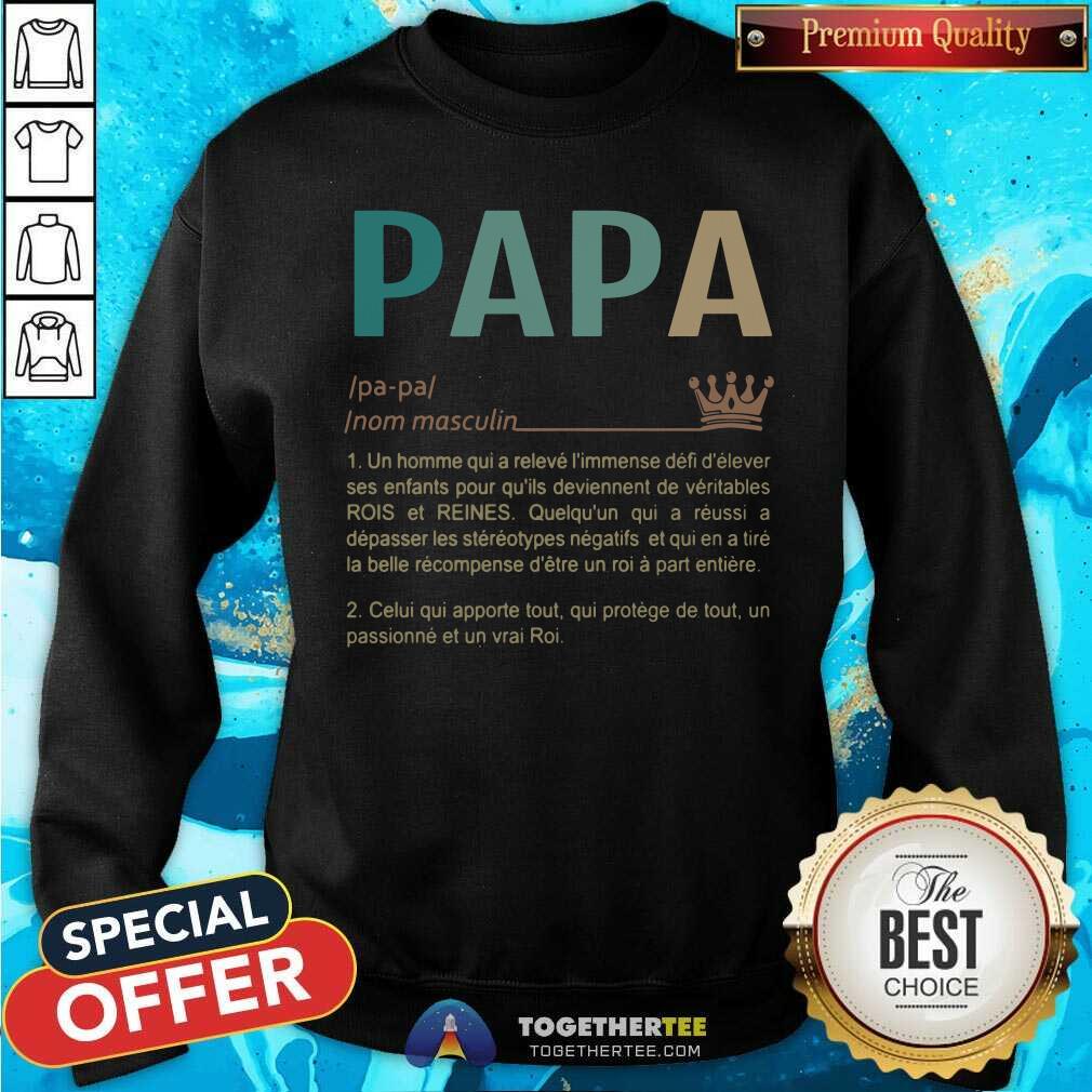 Color Papa Nom Masculin Shirt