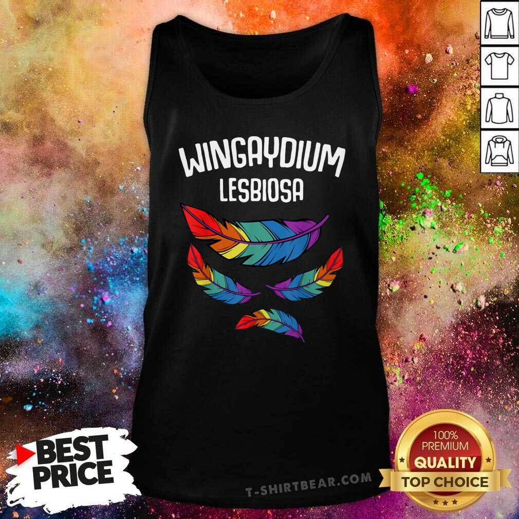 Colorful Lgbt Pride 2021 Lesbian Wingaydium Lesbiosa Shirt