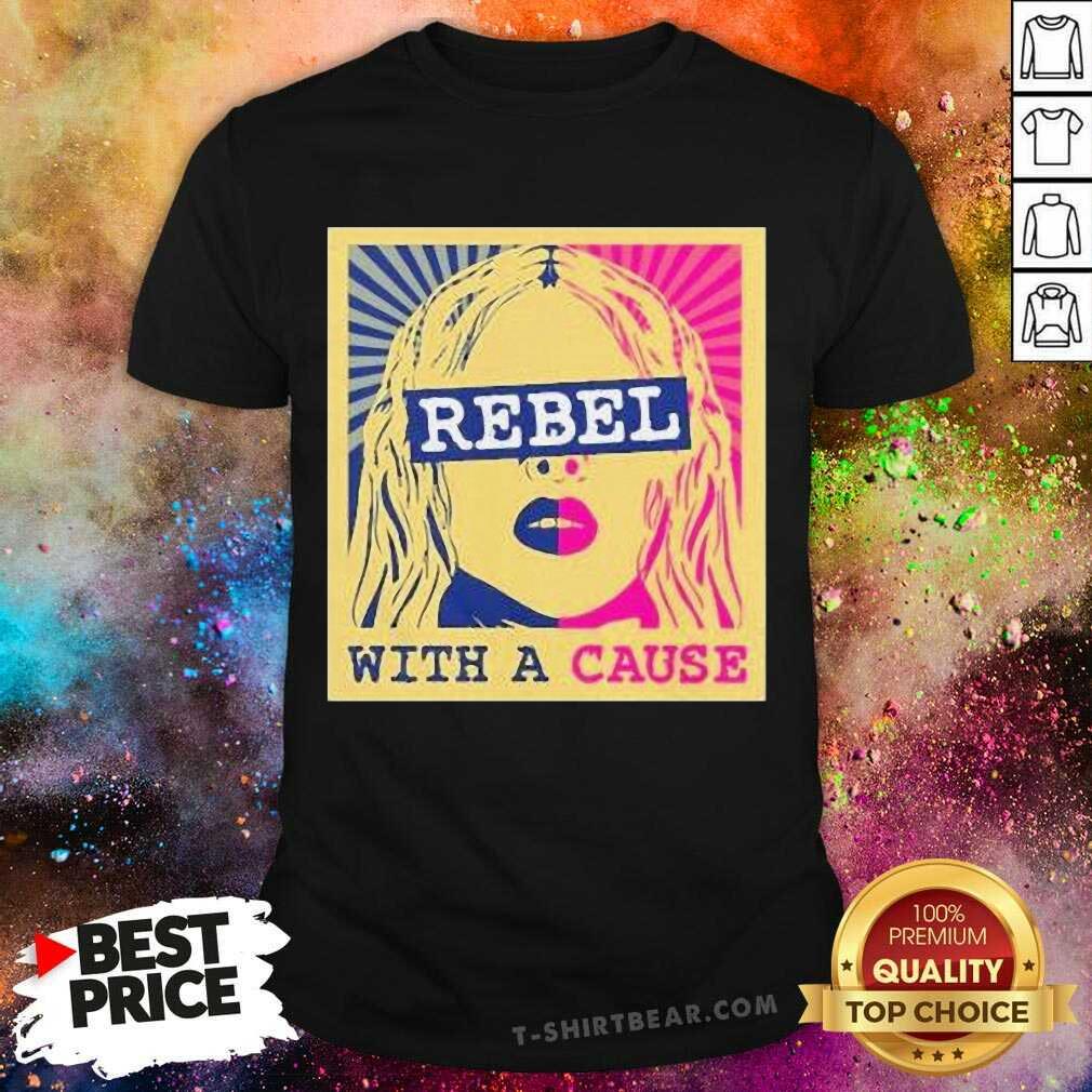 Colorful Rebel With A Cause Shirt