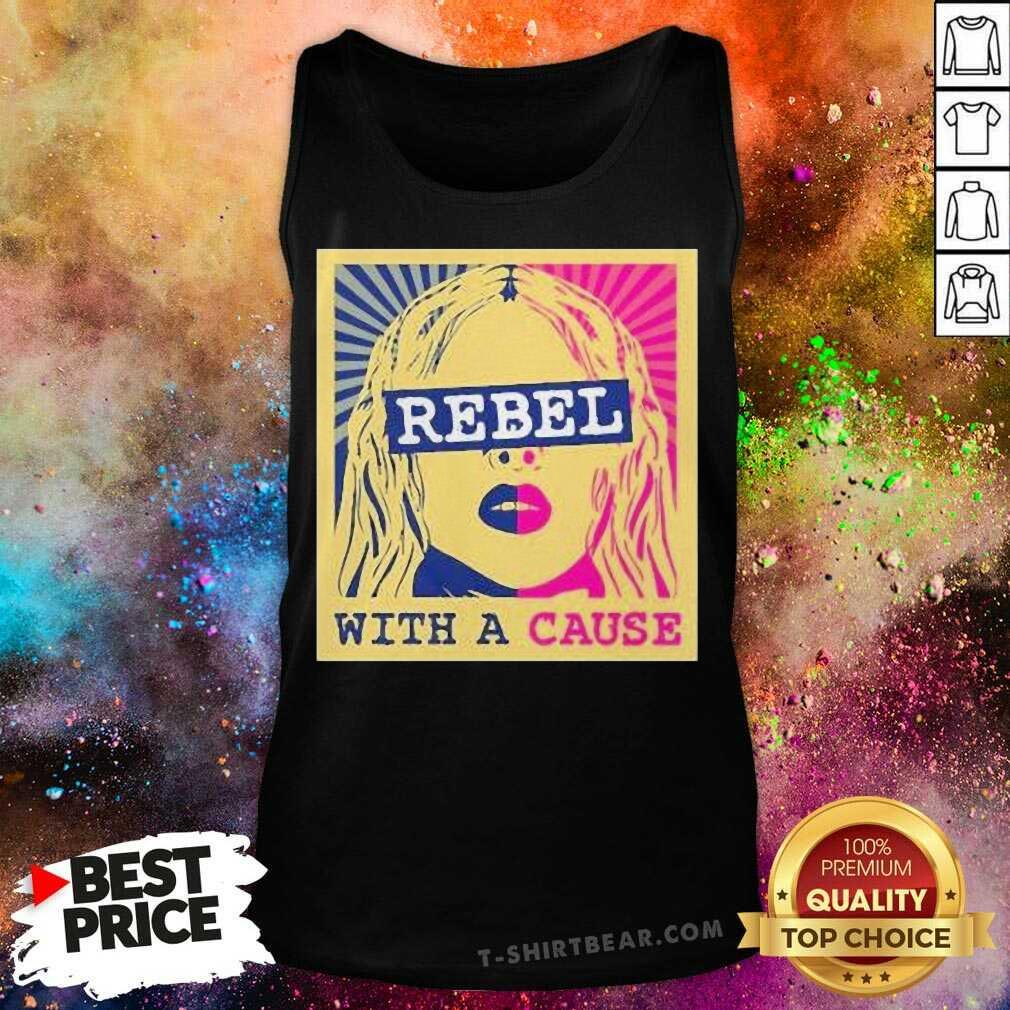 Colorful Rebel With A Cause Shirt