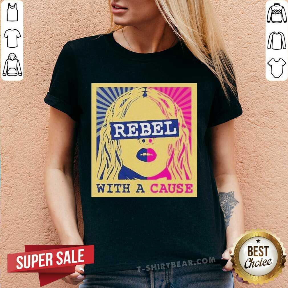 Colorful Rebel With A Cause Shirt