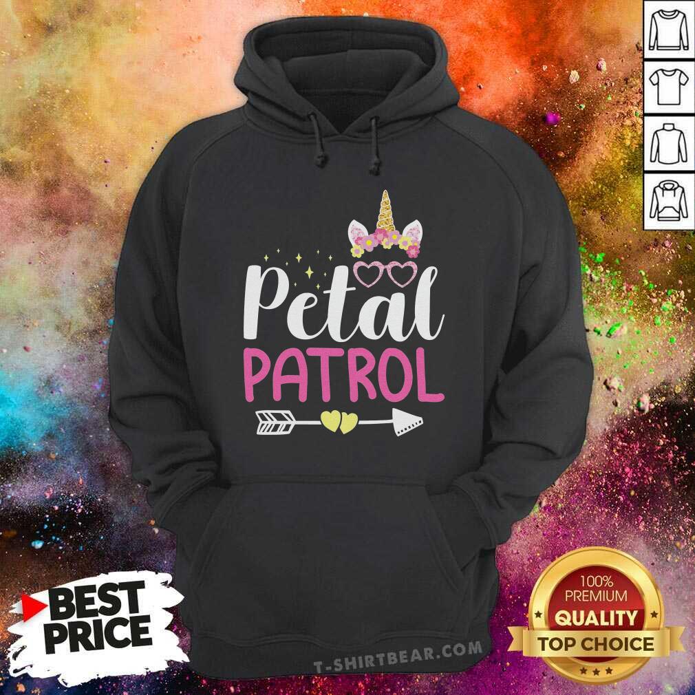 Colorful Unicorn Crown Petal Patrol Shirt