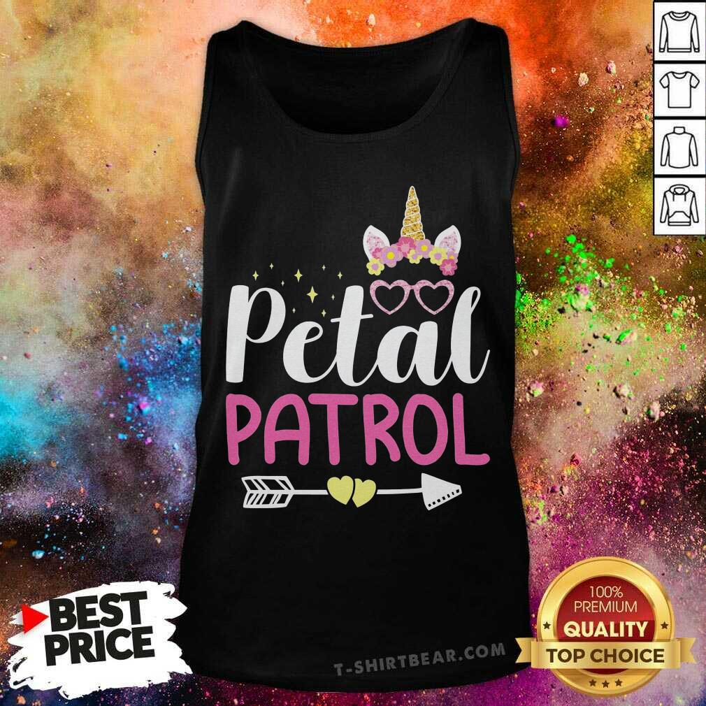 Colorful Unicorn Crown Petal Patrol Shirt