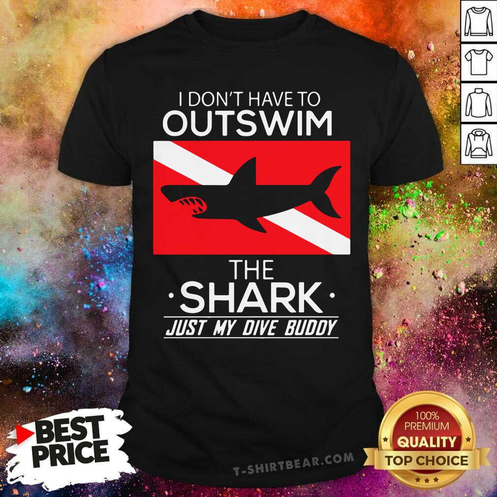 Cool Outswim The Shark Just My DIve Buddy Shirt