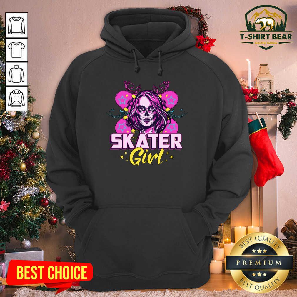 Cool Zombie Skater Girl Shirt