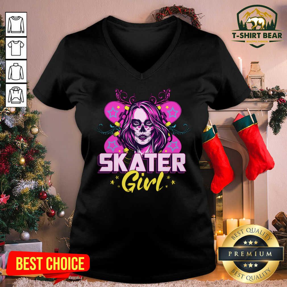 Cool Zombie Skater Girl Shirt