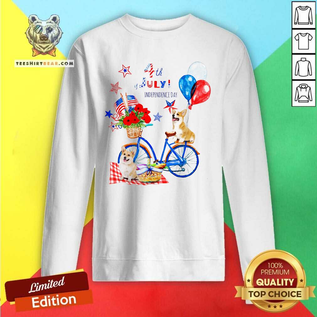 Corgi Beautiful Trip 4th July Independence Day Shirt